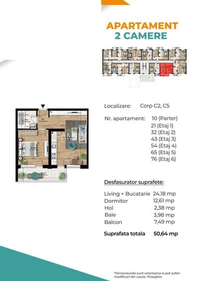 Metrou Berceni 350m - 2 camere tip studio 51mp - - 4