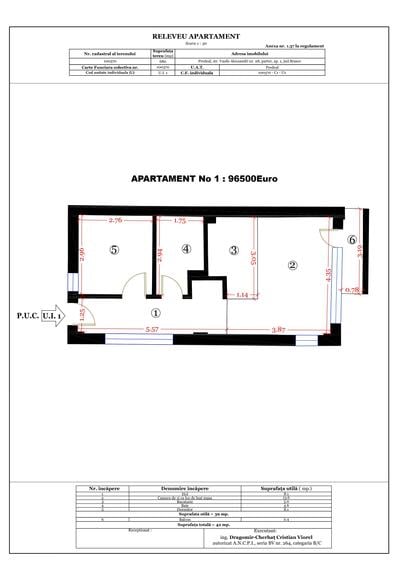 PREDEAL - PROPRIETAR : AP.2 CAM 2023,Partia Clabucet-Str Vasile Alecsandri nr 28
