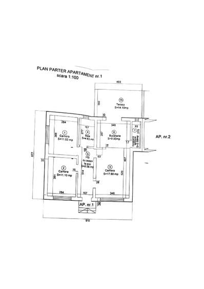 Duplex pe parter 3 camere Mosnita Veche - 14