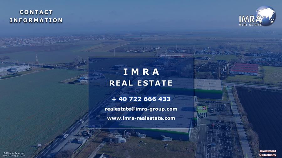 1.87 HA - Teren de Vanzare - Arad N-E (P.U.Z. Retail Aprobat)
