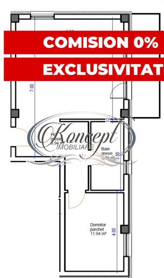 Apartament pe str. Sub Cetate, TVA si finisaje incluse in pret