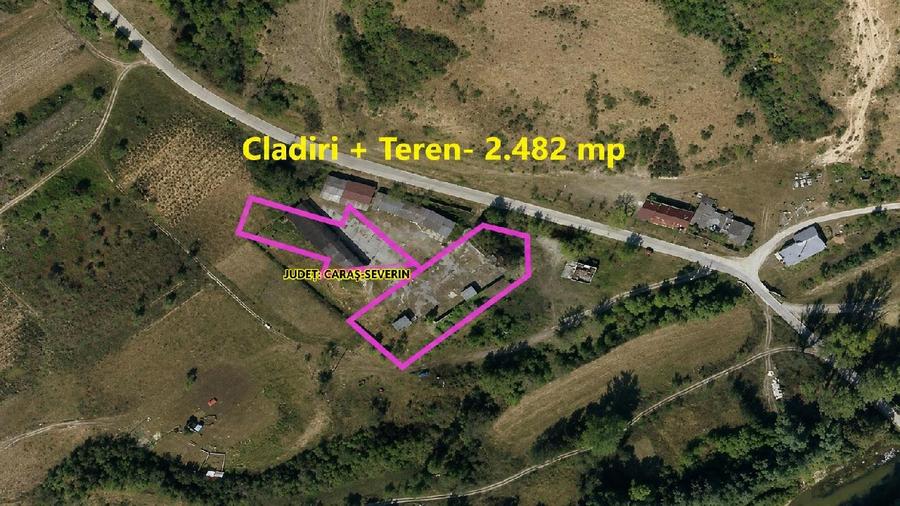 Cladiri - 355 m2 + Teren- 2.482 m2, Naidas