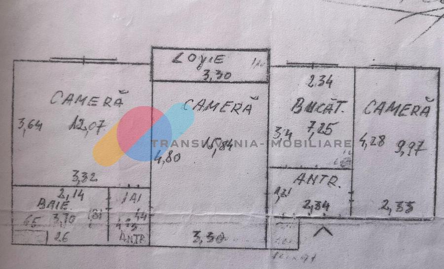 Apartament 3 camere, balcon, Grigorescu