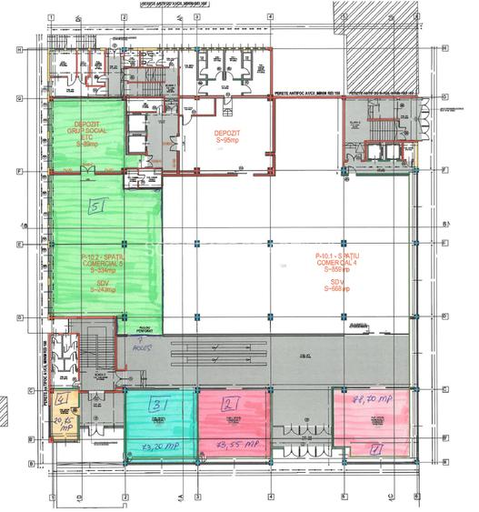 Spatii Comerciale de inchiriat situat la parterul Centrului Comercial Dumbrava - 2