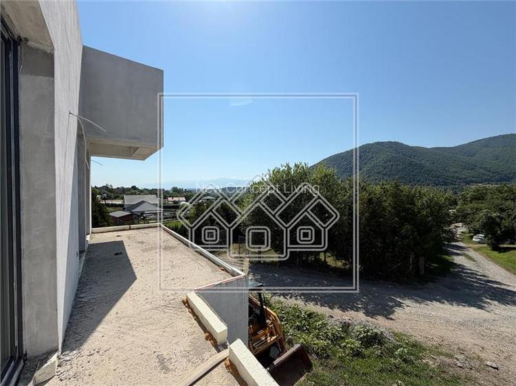 Casa in Cisnadioara - Arhitectura contemporana, rooftop panoramic - 9