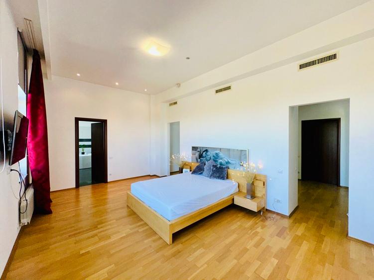 Aleea Privighetorilor- Penthouse 833 mp utili mobilat complet 3600 Euro + TVA