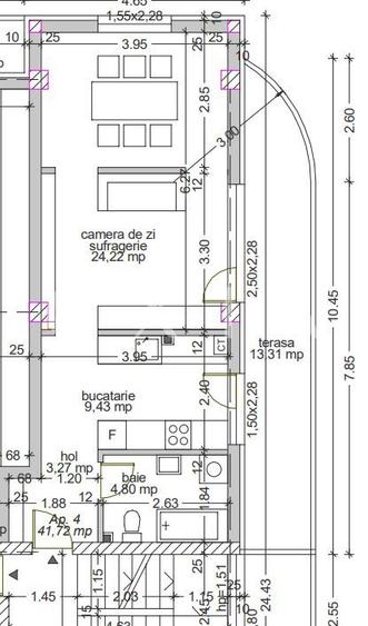SX396 Apartament 2 camere, Zona Aradului-Lipovei