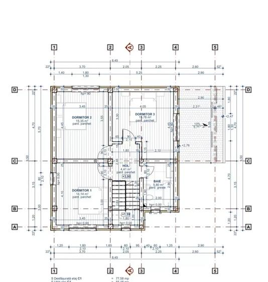 Casă individuală cu 4 camere Valea Lupului-Iași PLACĂ DE BETON! COMISION 0