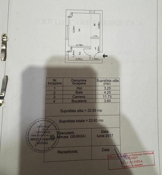 Garoniera + parcare Rahova-Salaj Bloc Nou N2