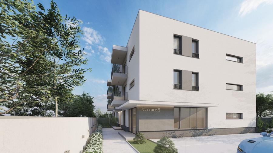 Apartament cu gradina  115 mp ,si parcare inclusa 113.000 euro
