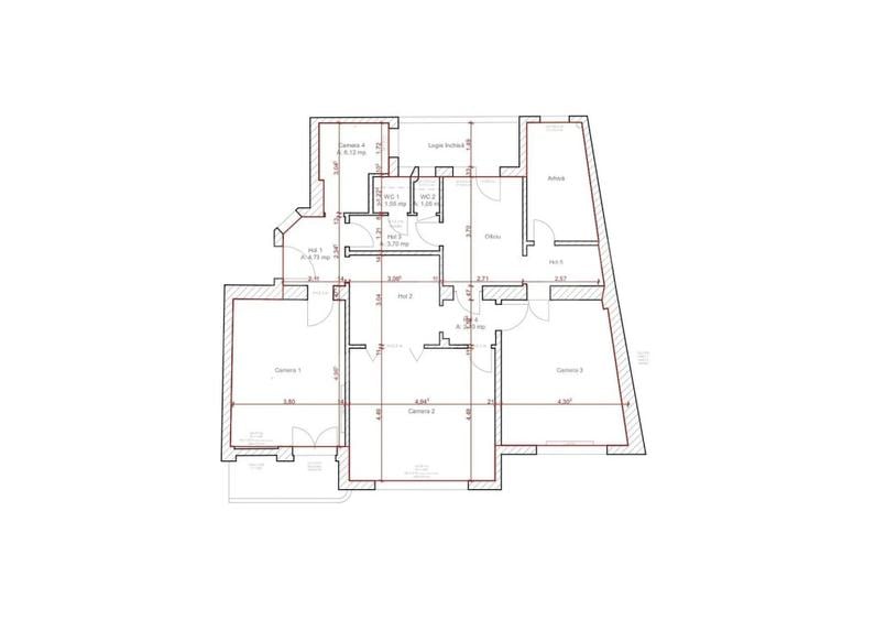 Apartament cu 4 camere, 120 mp, în Centrul Clujului