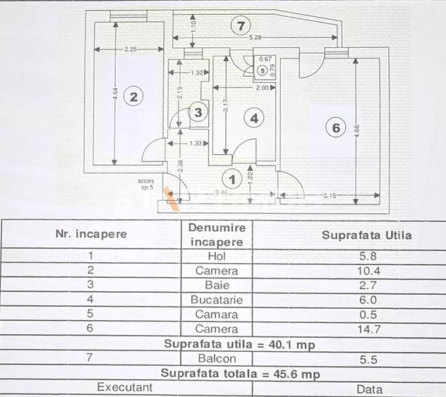 Apartament doua camere Sacele - 5