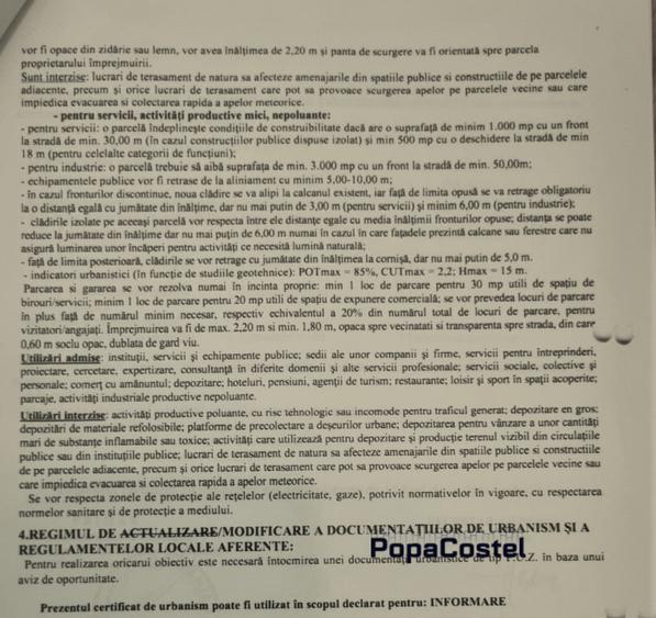 Otopeni Ferme teren intravilan 20000 mp deschidere 61,5 m