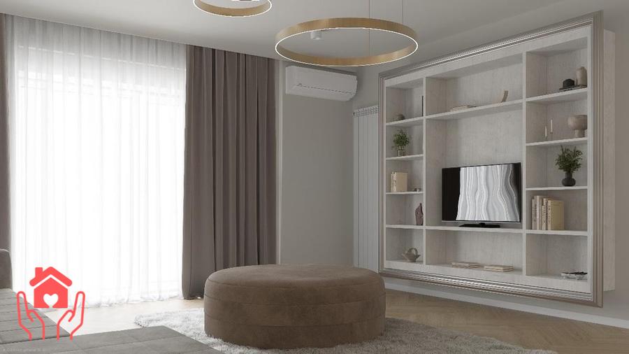 HERASTRAU Parc-3 camere luxury, amenajare cu designer, terasa cu lounge space!