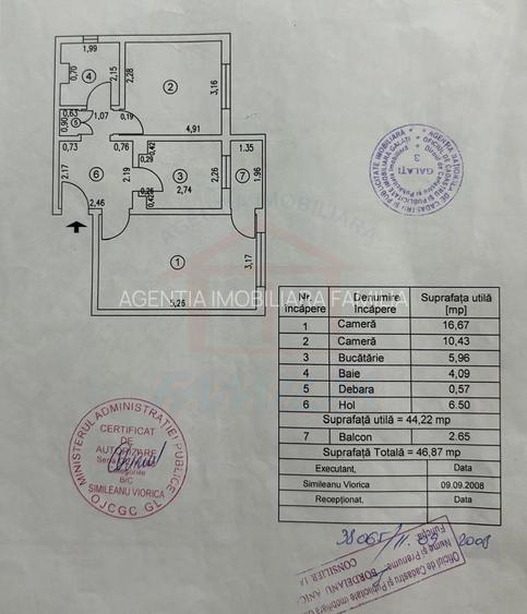 79.900 euro, 2 camere decomandat , Micro 21 etaj 1, mobilat si utilat - 3