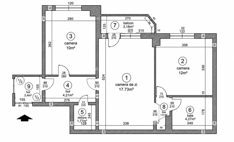 Apartament 3 camere Dorobanti | Polona - 8