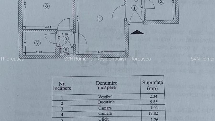 REA1026758 Apartament 2 camere I Ion Mihalache I Metrou - 9