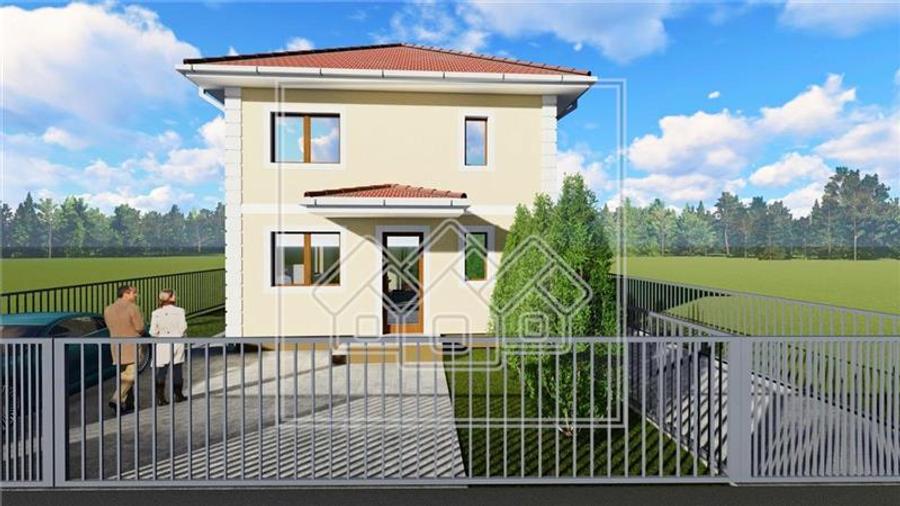 Casa individuala in Selimbar, 4 camere, 323 mp teren