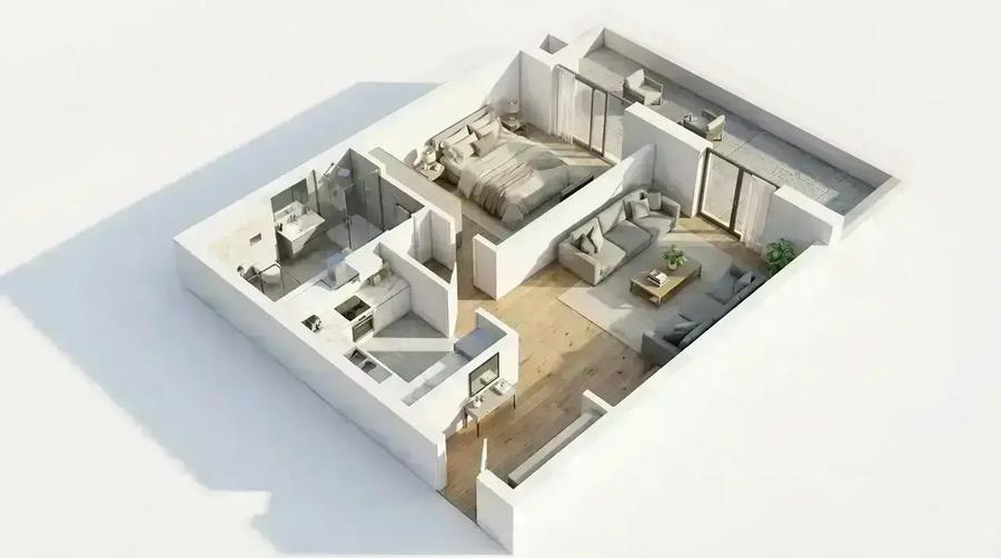 Apartament 2 Camere - Mall Promenada - One Floreasca Tower-