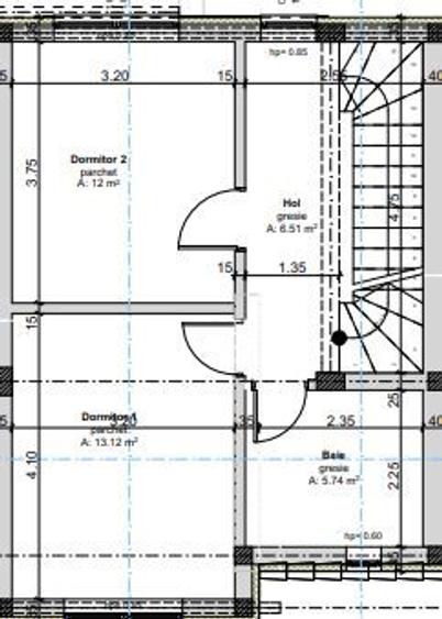 Sacalaz, 1/2 Duplex P+M 4 Camere,2 Bai,Terasa Acoperita