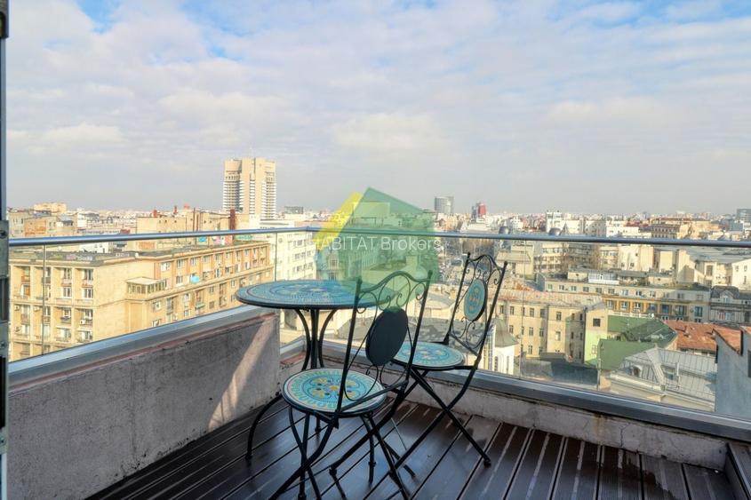 Studio 2 niveluri, terasă 11 mp, vedere spectaculoasă-Calea Victoriei - 21