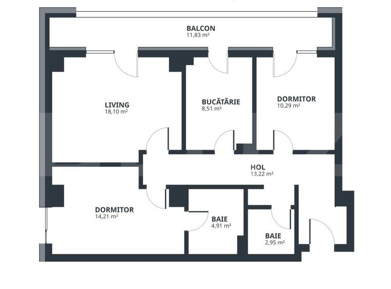 Apartament de 3 camere, 2 bai, 84.01,  zona Tatarasi