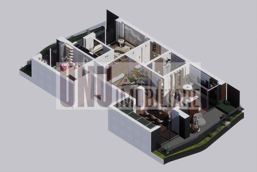 Apartament 3 camere 168 mp Copou Grădina Botanică Terase mari • Bloc nou 2027
