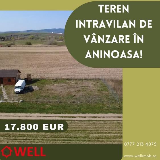 Teren intravilan de vânzare în Aninoasa!