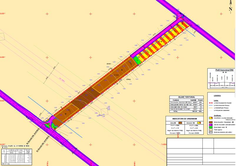 Teren mixt - locuinte si servicii - DN4 - Acces rapid A0