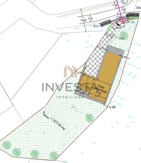 EXCLUSIVITATE – Teren cu Autorizatie de Construire in Feleac |