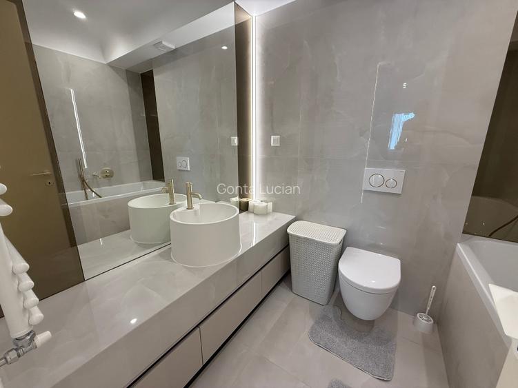 Cortina North, 3 camere LUX Pipera, mobilat & utilat premium, 2 băi, balcon - 9