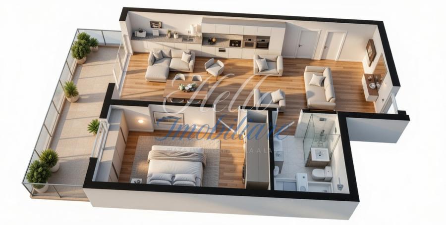 OPORTUNITATE! Ansamblu NZEB! 2 Camere si terasa, Dambul-Rotund