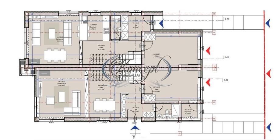 Duplex modern cu rooftop in Voronet - 1
