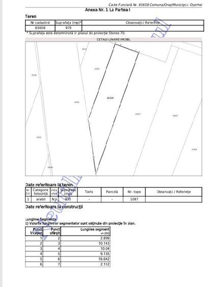 Teren Investiție | 25 €/mp | Acces Drum Metropolitan OSORHEI - 7