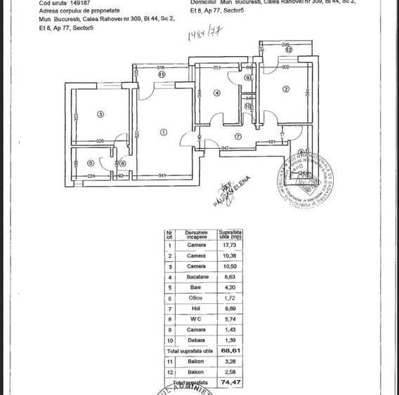 3 Camere | Calea Rahovei | 2 Bai | 2 Balcoane - 27