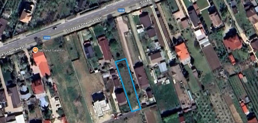 Vanzare teren Snagov / Ghermanesti / 750 mp