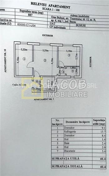 Oras Buhusi, 3 camere, etaj 1, str. Tineretului, jud. Bacau - 2