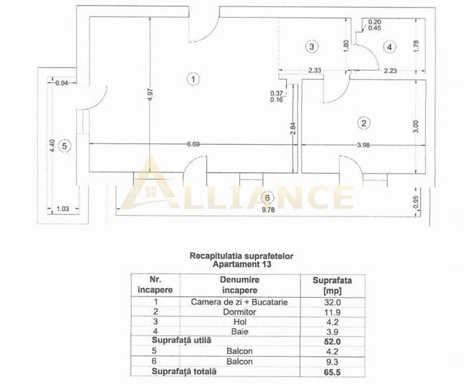 Apartament 2 camere | 65,5 mp | Metrou Aparatorii Patriei - 16