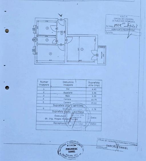 Apartament central str. Arcu etaj1
