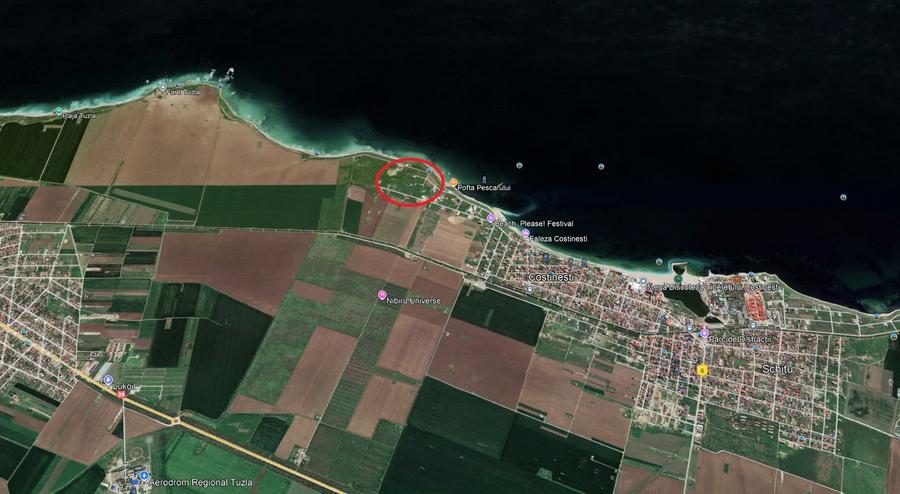 Teren de vanzare Costinesti zona Epava