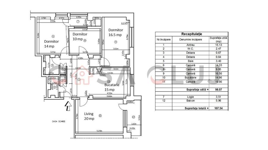 Apartament 4 camere - Grădini Mănăștur - finisaje premium