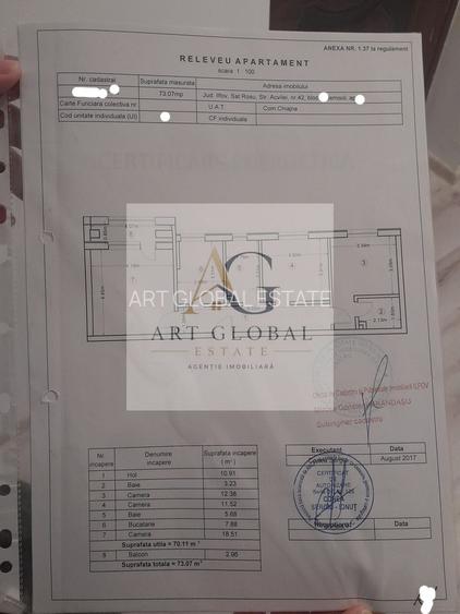 Apartament 3 Camere Decomandat Militari Residence Demisol Acvilei Loc de Parcare - 12