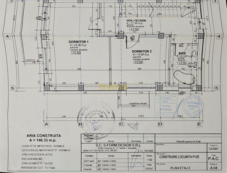Aviatiei | Vila P+2E+pod, 5 camere, 3 bai, curte 155 mp utili