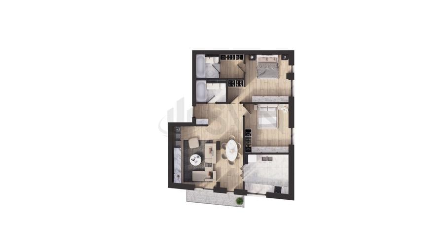 REA1022753 Pipera 3 Camere Confort Sporit