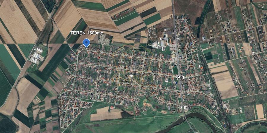 Teren intravilan curti constructii 1500mp | Sag