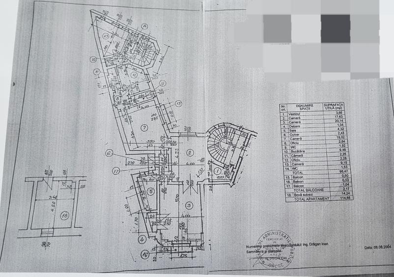 Apartament 4 camere Calea Victoriei- Dacia ( Universitatea de Arte)