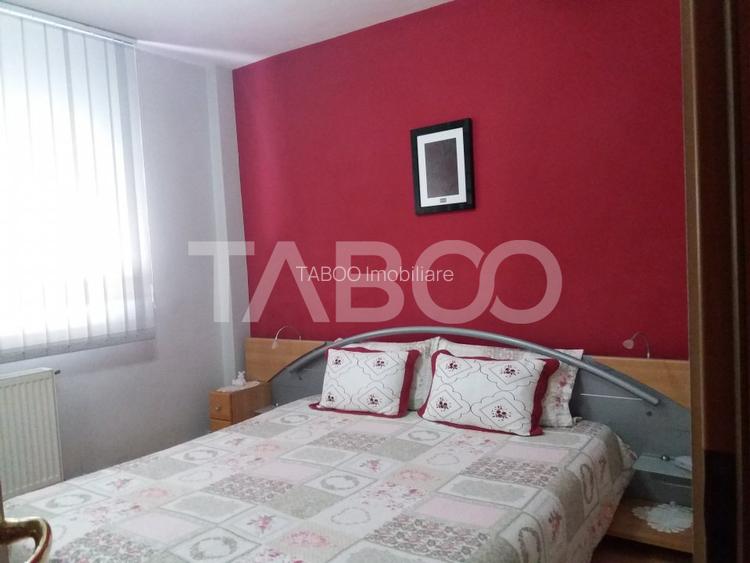 Apartament decomandat 3 camere  2 bai etaj 3 balcon zona buna Cisnadie - 5