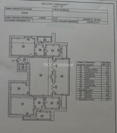 Apartament 3 camere | OTOPENI | TIP LOFT | LOCURI PARCARE DISPONIBILE - 23
