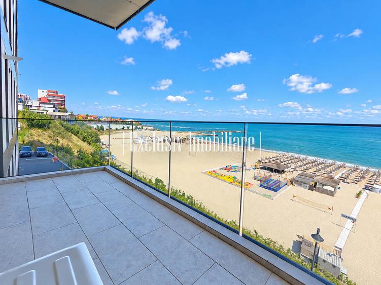 Vedere Frontala si Totala la Mare - Apartament Fix pe Malul Marii cu 2 Terase