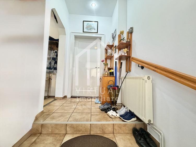 Apartament la casa cu 3 camere, 72mp utili + pivnita si magazie (30mp)